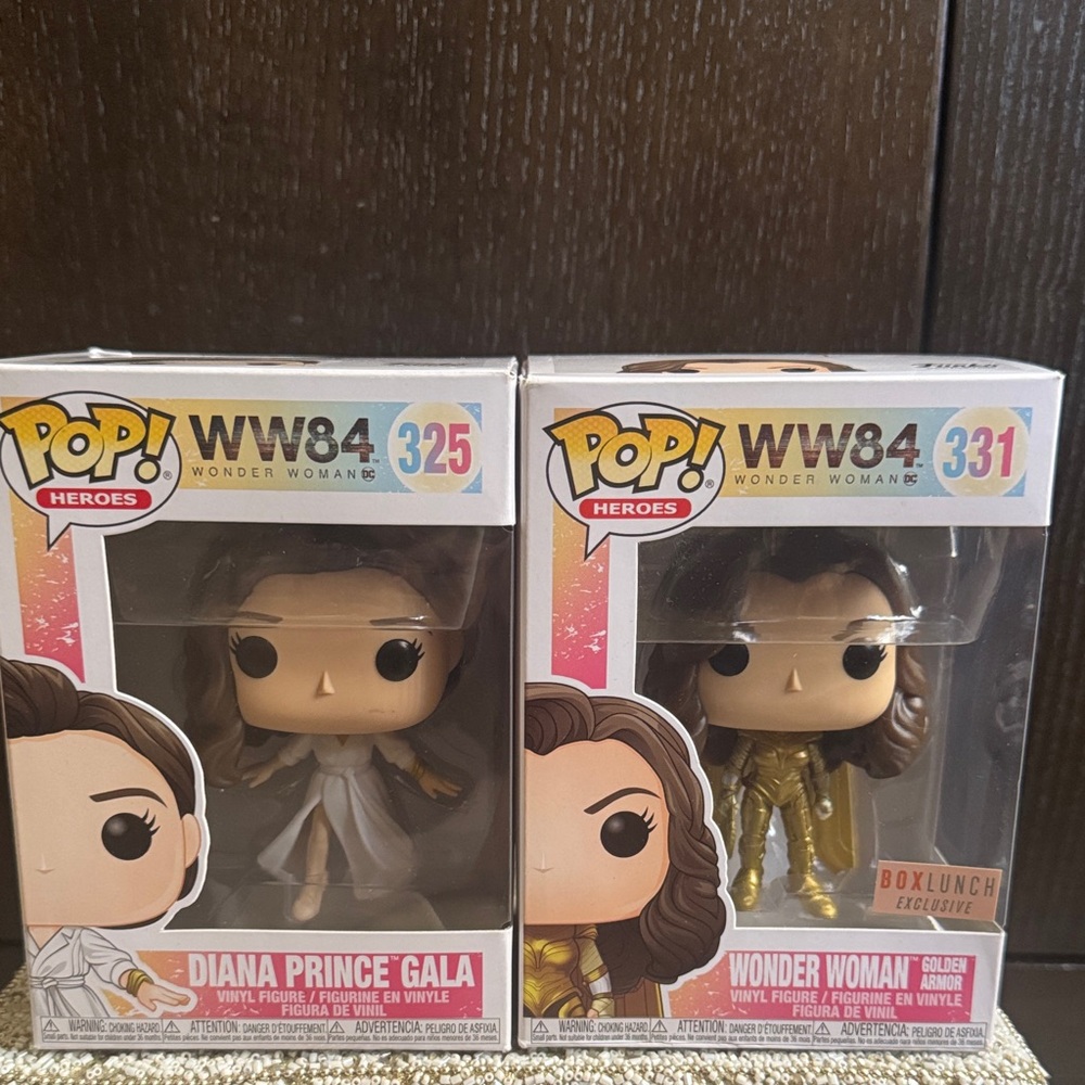 Funko Pop Wonder Woman set